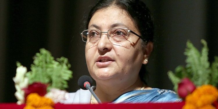 देशको अर्थतन्त्र जटिल मोडमा : राष्ट्रपति भण्डारी