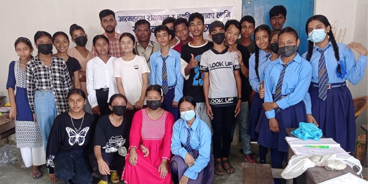 आत्महत्या रोकथाम र न्यूनिकरणका लागि विद्यार्थीहरुमा सचेतना