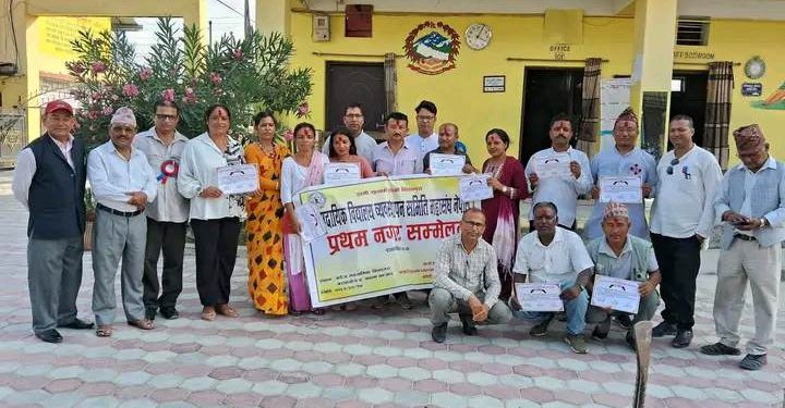 व्यवस्थापन समिति महासंघ बराहक्षेत्र नगर अध्यक्षमा देविप्रसाद दाहाल सर्वसम्मत