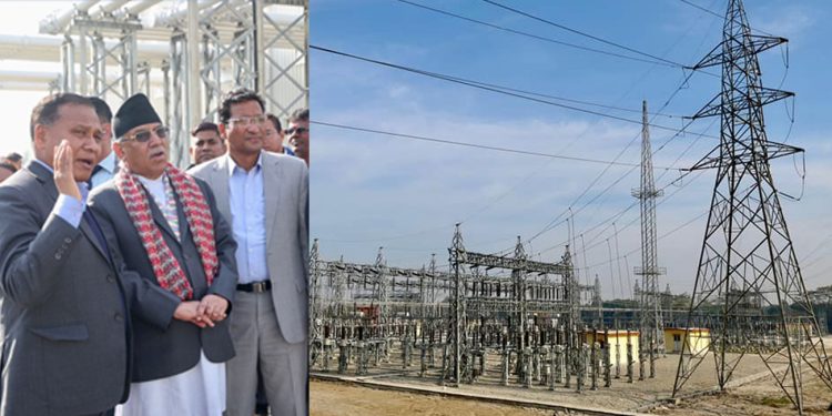 ४ अर्ब लागतमा सञ्चालनमा आयो इनरुवा सबस्टेसन, प्रधानमन्त्री प्रचण्डले गरे उद्घाटन