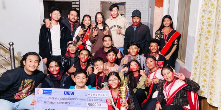 प्रदेशस्तरीय लाखे नाचमा नेवाः देय् दबू रामधुनी प्रथम