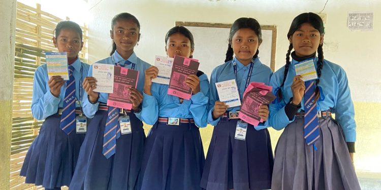 रामधुनीका २ हजार ७६१ किशोरीले लगाए एचपिभी खोप