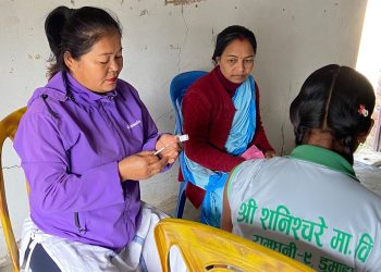 रामधुनीका १ हजार ५१० किशोरीले लगाए एचपिभी खोप, २९ गतेसम्म अभियान चल्ने