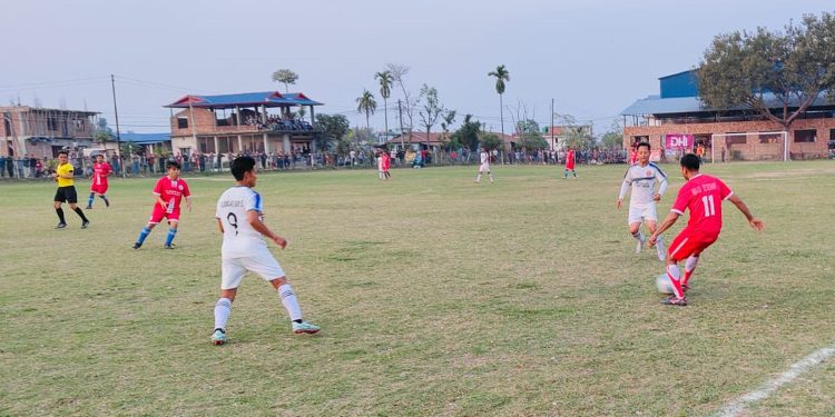 रामधुनी मेयर कम भेट्रान फुटबल : बिराटनगरलाई पराजित गर्दै राजावास सेमिफाइनलमा प्रवेश