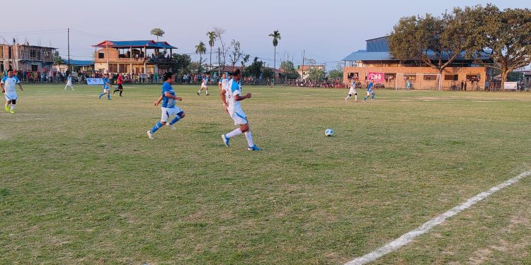 रामधुनी मेयर कम भेट्रान फुटबल : दमक भेट्रानसँग धरान २–० ले पराजित