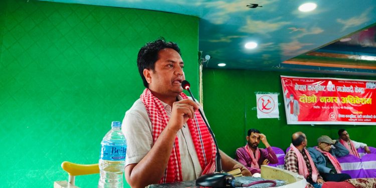 माओवादी केन्द्र रामधुनी नगर अध्यक्षमा पुनः बलराम निर्वाचित