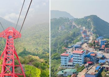 शीतलता अनुभूतिसँगै ‘स्काई वाक’ अवलोकन गर्न भेडेटार पुग्छन् पर्यटक