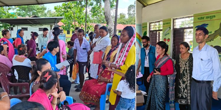 विद्यालयदेखि शिविरसम्म : रामधुनीका एक हजार विद्यार्थी र तीन सय नागरिक लाभान्वित