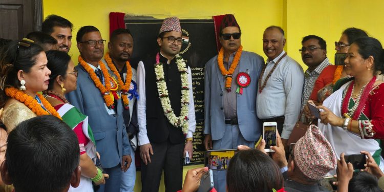 रामधुनी नगरपालिकाको तीन बर्ष : भारतको सहयोगमा बनेको भासी स्कुलको भवन हस्तान्तरण