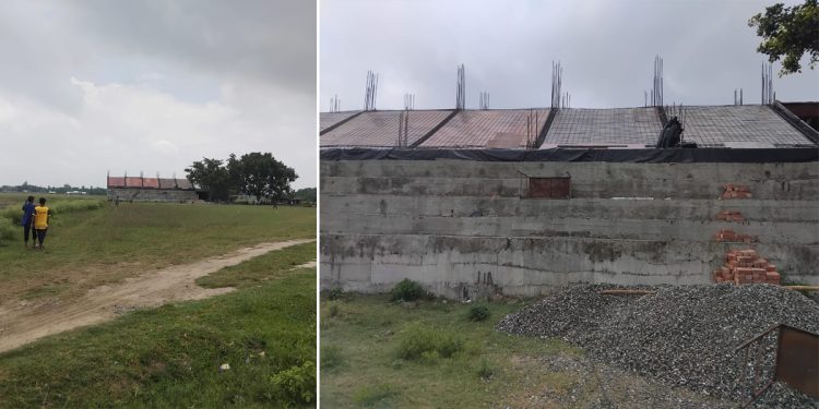 आधुनिक बन्दै धुराहा खेल मैदान, धमाधम स्टेडियम निर्माण