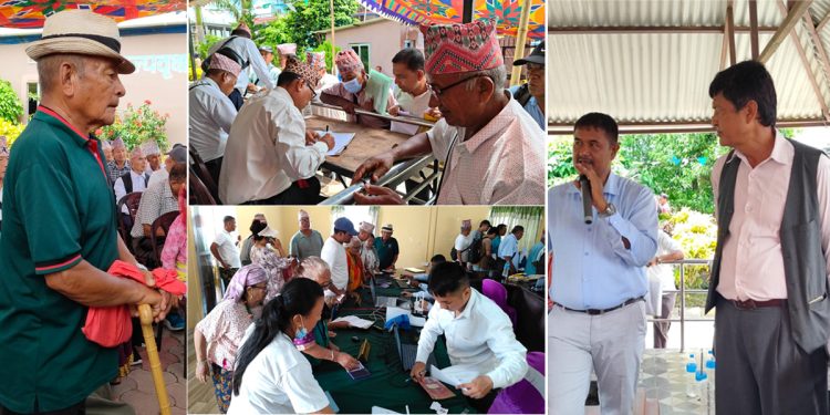 रामधुनीमा भारतीय सेनाबाट अवकाशप्राप्त सैनिक लक्षित पेन्सन प्रमाणिकरण सेवा