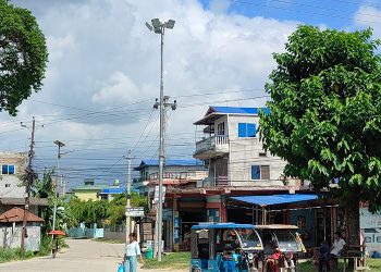 उज्यालो बजार अभियान : रामधुनीमा आठ स्थानमा टावर लाइट निर्माण