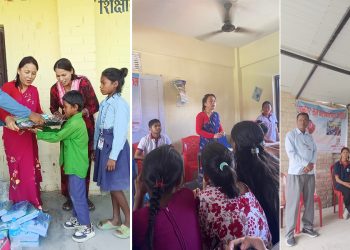 उपमेयरसँग बालबालिकाः विपन्न दलित बस्तीमा शैक्षिक सामग्री, वडा बाल सञ्जालसँग संवाद