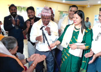 झुम्का जेसीजद्वारा जेष्ठ नागरिकलाई सम्मान