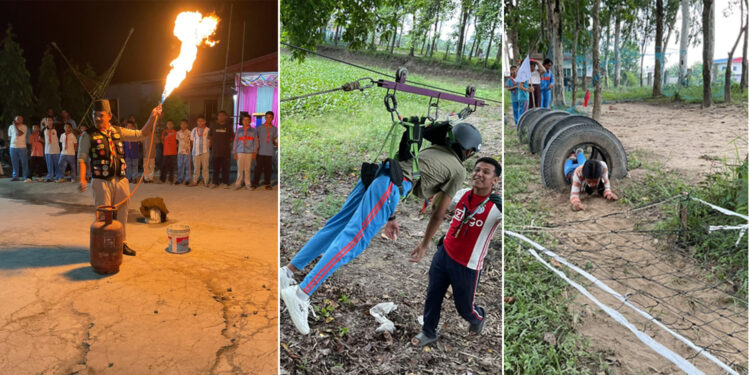 रामधुनीमा ‘जम्प इन्टु एडभेञ्चर’ स्काउट क्याम्प सम्पन्न