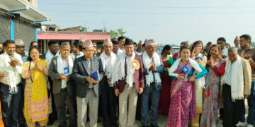 १५ वर्षपछि भासी क्याम्पसले पायो आफ्नै भवन, डा. अधिकारीले गरे औपचारिक उद्घाटन