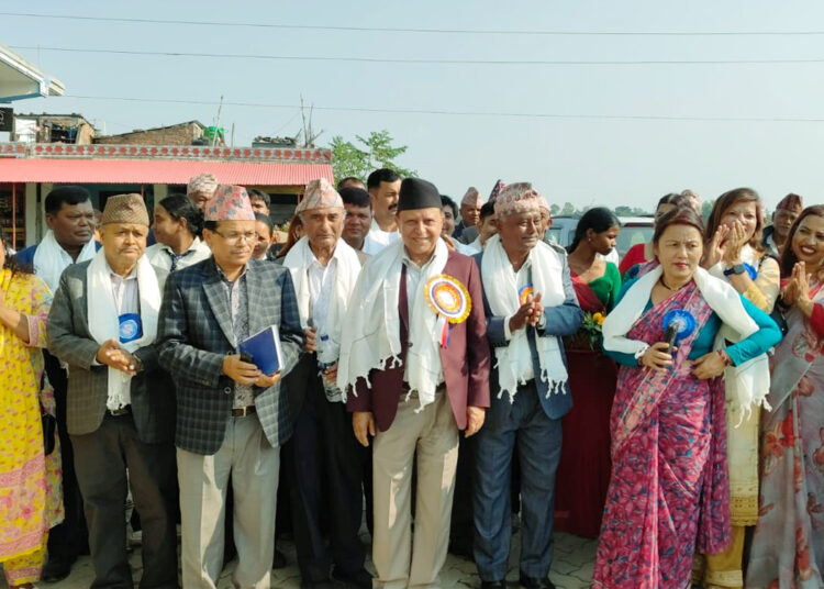 १५ वर्षपछि भासी क्याम्पसले पायो आफ्नै भवन, डा. अधिकारीले गरे औपचारिक उद्घाटन