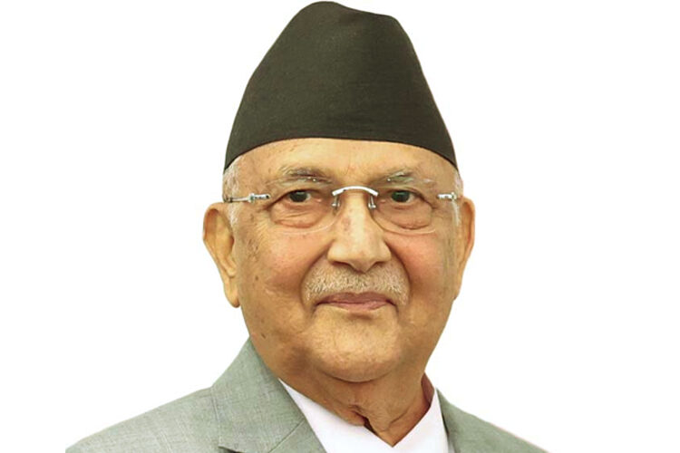 अध्यक्ष ओलीको रिहाइको माग गर्दै एमाले शीर्ष नेताहरू सडकमा