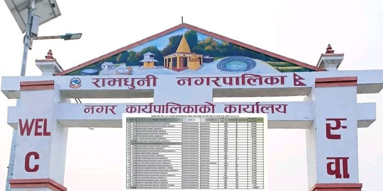 रामधुनीका सरकारी विद्यालयको एसईई नतिजा ‘लज्जास्पद’, अधिकांश विद्यार्थी ननग्रेडेड